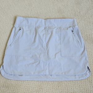 Kyodan Golf Light Gray Mini Skort with Zipper Pockets
